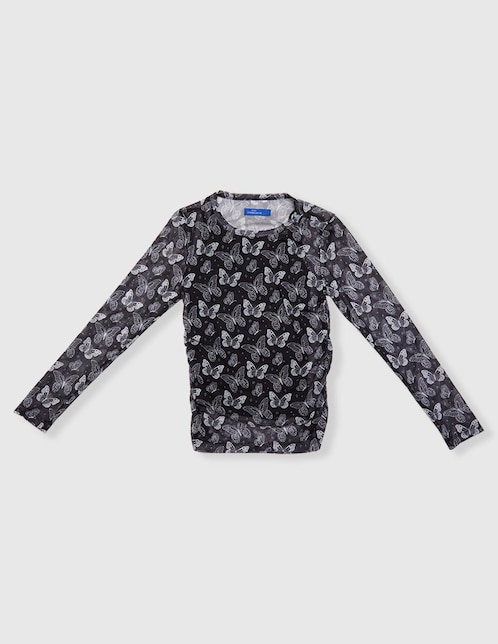 Playera manga larga para niña 1
