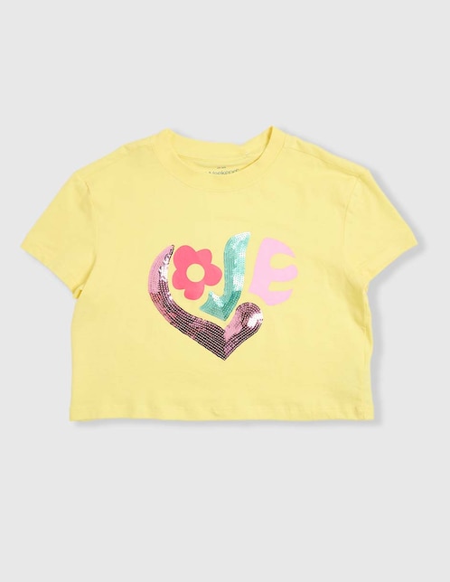 Playera manga corta para niña 1