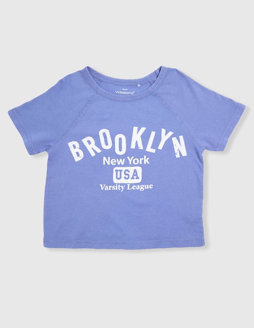 Playera manga corta para niña 1