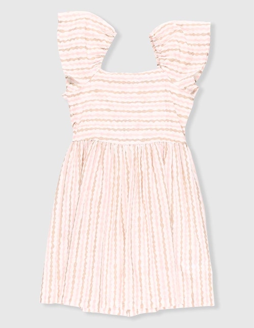 Vestido manga cap para niña 1