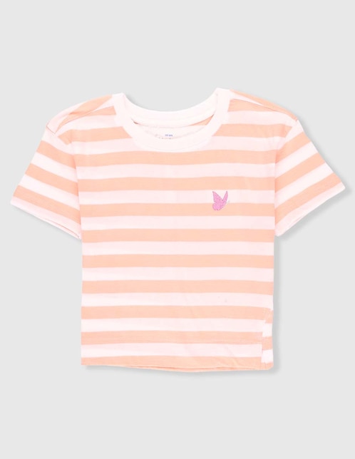 Playera Weekend manga corta para niña