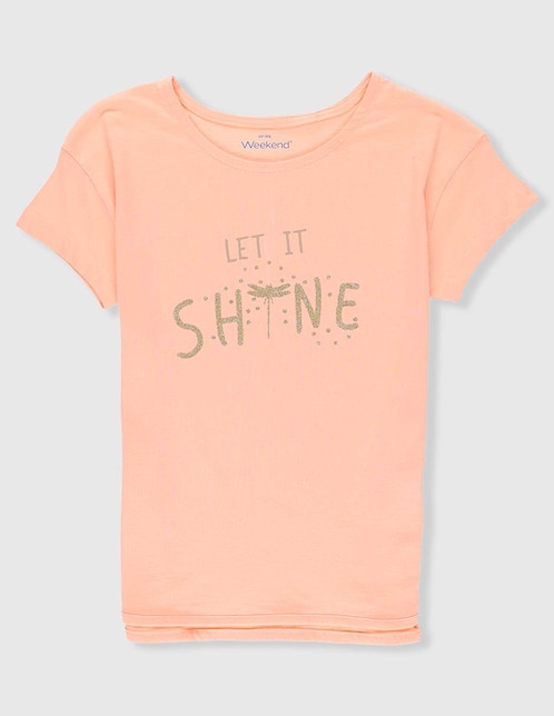 Playera manga corta para niña 1