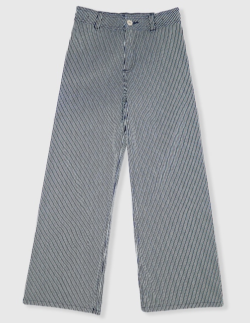 Jeans amplio lavado medio para niña 1