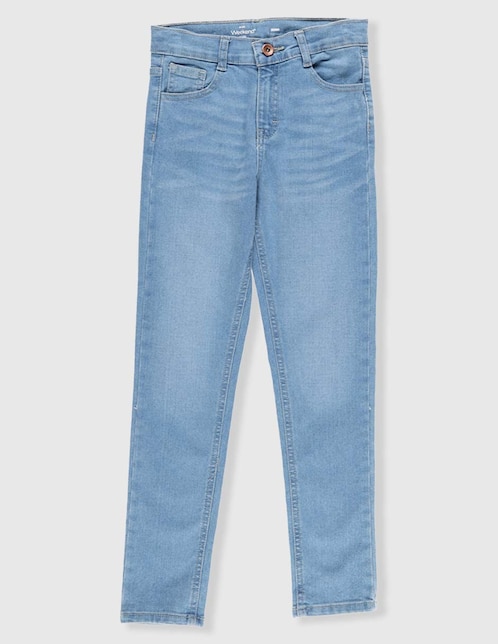 Jeans skinny Weekend deslavado para niña