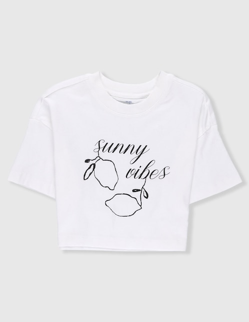 Playera manga corta para niña 1
