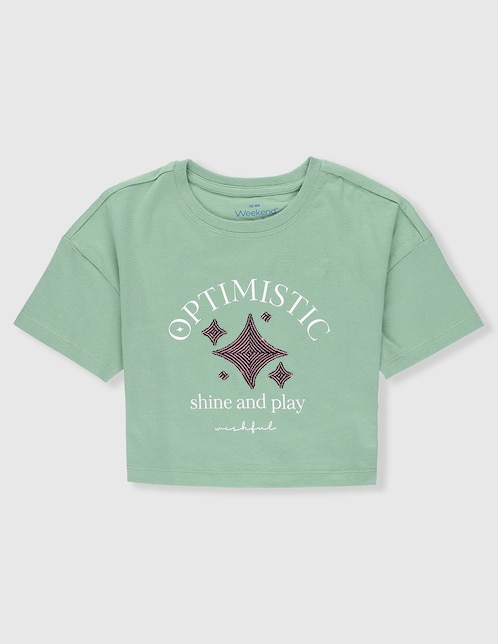 Playera manga corta para niña 1