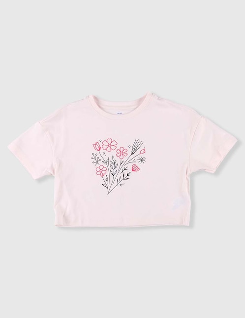 Playera manga corta para niña 1