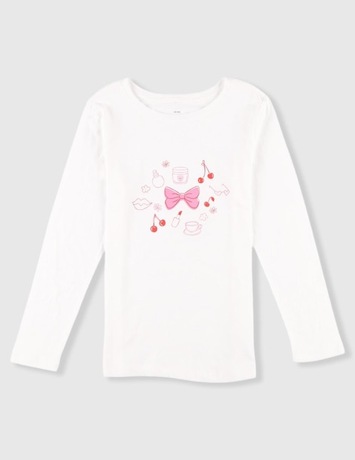 Playera manga larga para niña 1