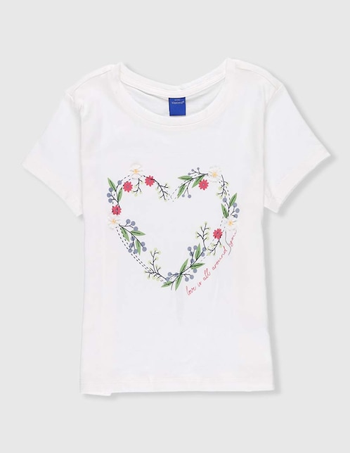 Playera manga corta para niña 1