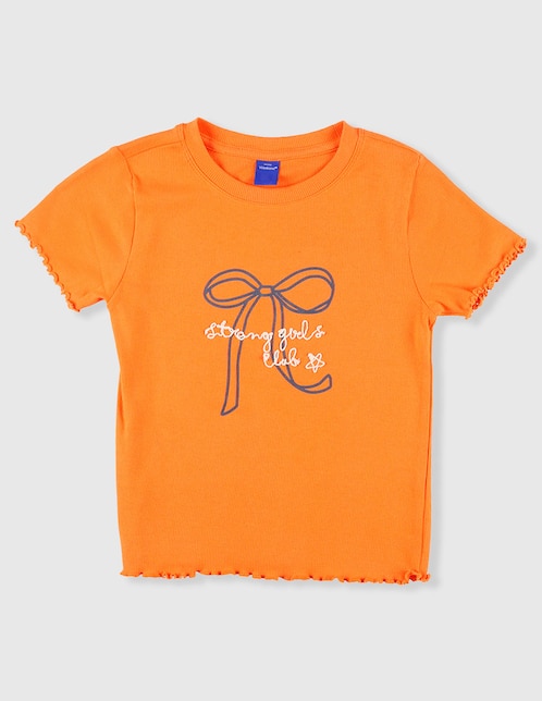 Playera manga corta para niña 1