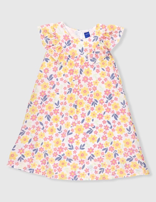 Vestido Weekend manga volantes para niña