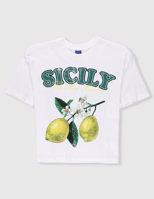 Playera manga corta para niña 1