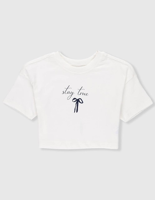 Playera manga corta para niña 1