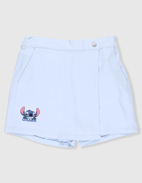 Falda short Disney Dtr Stich para niña