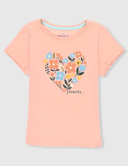 Playera manga corta para niña 1