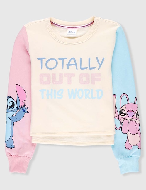 Sudadera Lilo & Stitch Stitch y ángel para niña 1