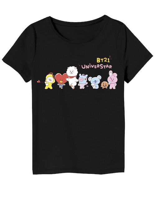 Playera Tata(BTS) manga corta para niña 1