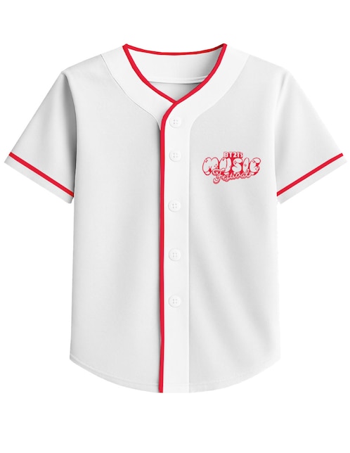 Jersey de entrenamiento béisbol manga corta para niña 1