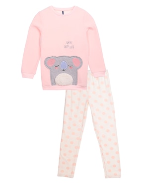 Set pantalón pijama Weekend estampado lunares para niña