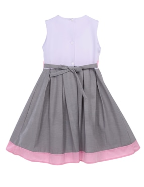 Vestido Chersi sin manga con moño para niña