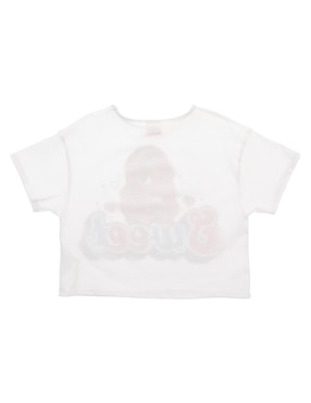 Playera Mis Pastelitos manga corta para niña