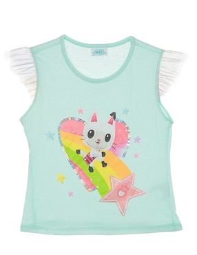 Playera Universal Manga Corta Para Niña