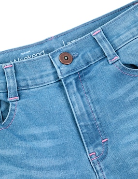 Jeans ultra skinny Weekend lavado desgastado para niña