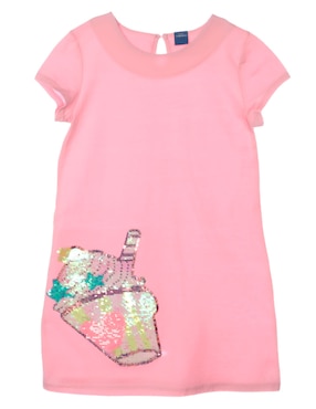 Vestido Weekend manga cap para niña