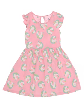 Vestido Weekend mangas volantes para niña