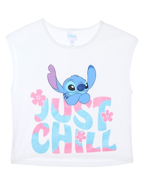 Playera Disney DTR Stitch Para Niña