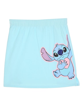 Falda Disney DTR Stitch Para Niña