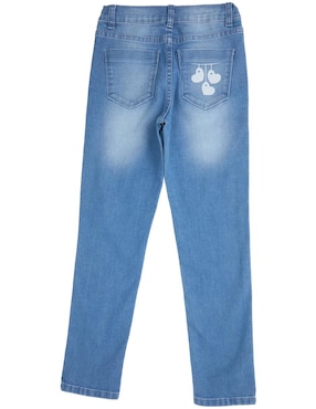 Jeans slim Weekend deslavado para niña