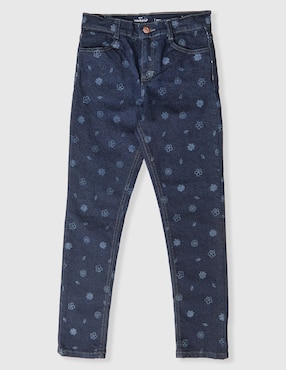 Jeans skinny Weekend lavado obscuro para niña