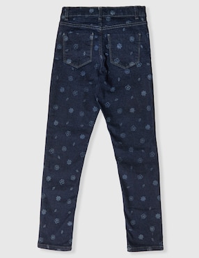 Jeans skinny Weekend lavado obscuro para niña
