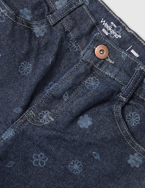Jeans skinny Weekend lavado obscuro para niña