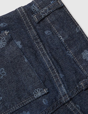 Jeans skinny Weekend lavado obscuro para niña