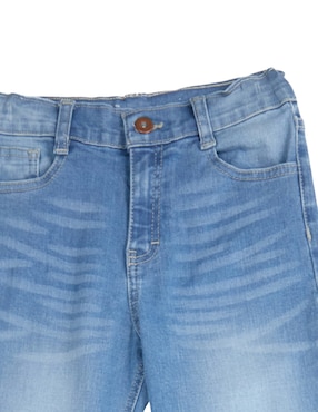 Jeans slim Weekend deslavado para niña
