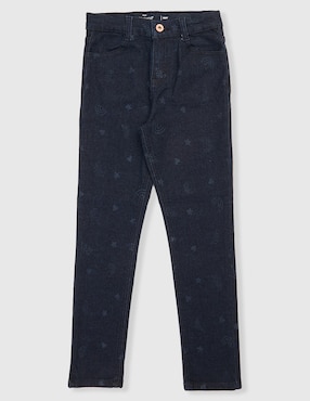 Jeans skinny Weekend lavado obscuro para niña