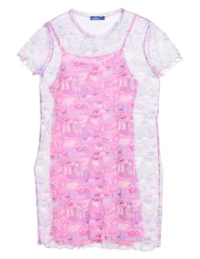 Vestido Weekend manga regular para niña