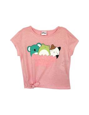 Playera Squishmallows Manda Corta Para Niña