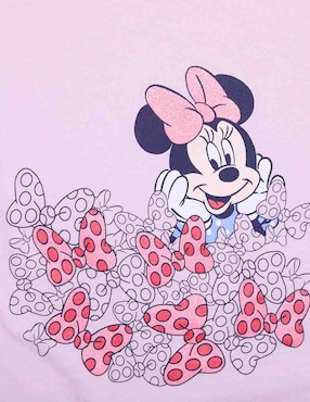Playera Disney DTR Minnie Mouse manga corta para niña