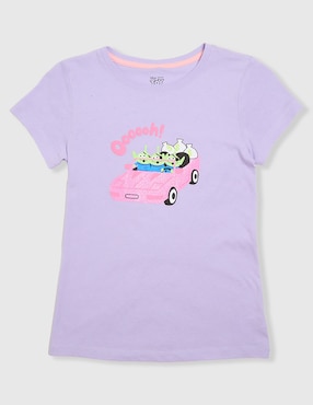 Playera Disney DTR Toy Story Disney Pixar manga corta para niña
