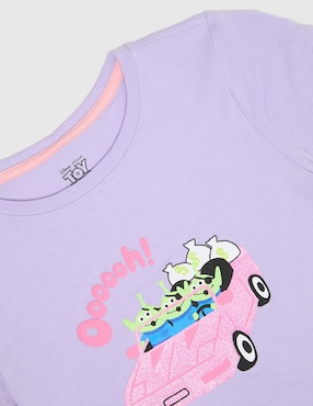 Playera Disney DTR Toy Story Disney Pixar manga corta para niña