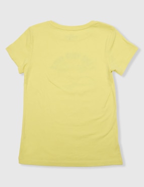Playera Weekend manga corta para niña