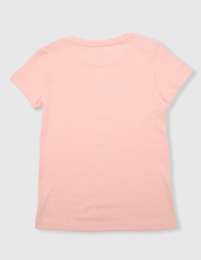 Playera Weekend manga corta para niña