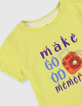 Playera Weekend manga corta para niño