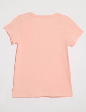 Playera Weekend manga corta para niña