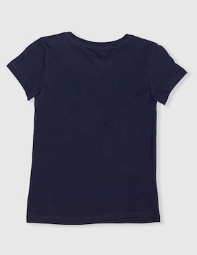 Playera Weekend manga corta para niña