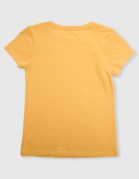 Playera Weekend manga corta para niña