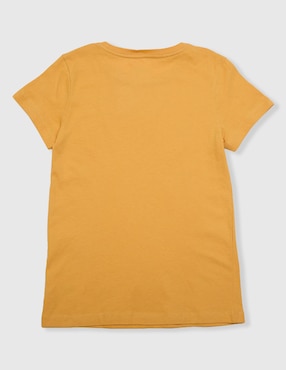 Playera Weekend manga corta para niña